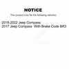 Tec Rear Ceramic Disc Brake Pads For Jeep Compass TEC-2081
